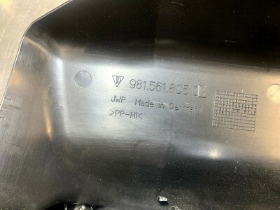 PORSCHE Boxster 981 Wasserfangschale Schale Wasser Links 98156180503