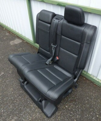 Jeep Grand Cherokee Overland WK2 Leder Sitze Hinten Links schwarz TOP ZUSTAND