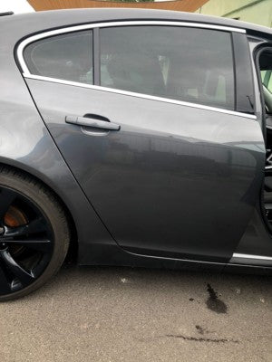 OPEL Tür hinten rechts Z177 Karbongrau ohne anbauteile, ohne delle ORIGINAL gebraucht - INSIGNIA