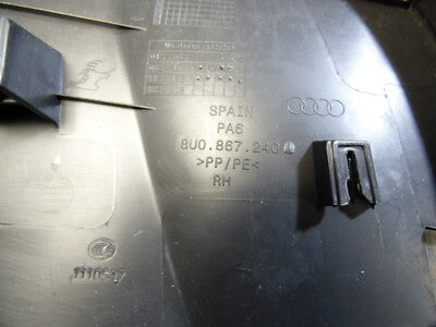Audi Q3 8U 2011-18 Säule B rechts unten schwarz 8U0867240 ORIGINAL gebraucht - Verkleidung