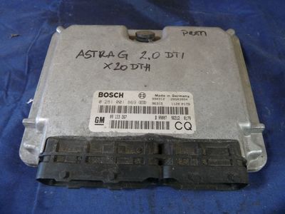Opel Astra G 2.0 DTI MOT.C.:X20DTH  Motorsteuergerät 09133267 / 09 133 267