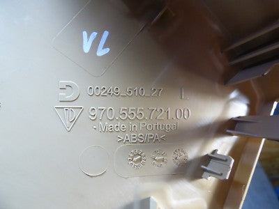 Porsche PANAMERA 970 MK1 Original Abdeckung vorne links 97055572100 Beige