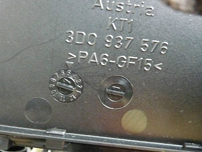 VW Phaeton 3D Sicherungskasten 2te Batterie 3D0937576 ORIGINAL gebraucht - Hauptsicherungsdose