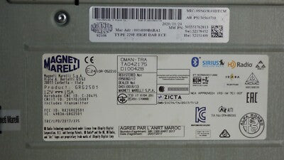 Alfa Romeo Stelvio Q4 2021 Autoradio Navigation Modul 229E High DAB ECE 50564710