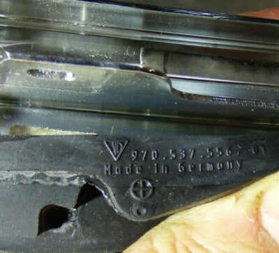 Porsche Panamera 970 Dichtung mit Chrome Zierleiste Tür vorne rechts 97053755601