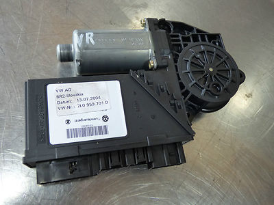 Porsche Cayenne 955 957 VW Touareg DOOR WINDOW REGULATOR MOTOR RHD ORIGINAL gebraucht - PASSENGER