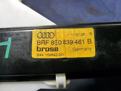 AUDI A4 8EC B7 2.0 TDI hinten links 8E0839461B / 8E0 839 461B ORIGINAL gebraucht - Fensterheber