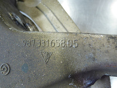 Porsche Boxster Cayman 987 Achsschenkel hinten links Radträger ORIGINAL gebraucht - 98733165805