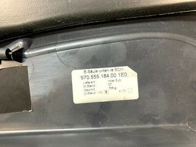 Porsche Panamera 970 Abdeckung Verkleidung B-Säule rechts schwarz 97055518400