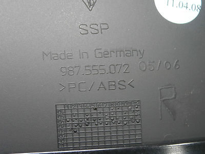 Porsche Cayman 987 Ablagefach Ablegefach Fach 98755507205 98755507206