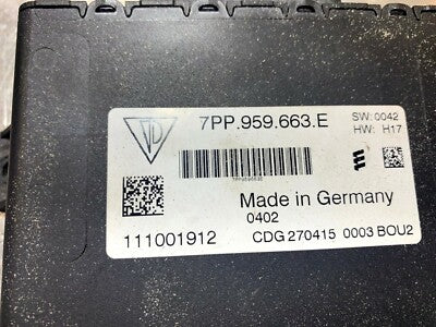 Porsche Boxster Cayman 981 Steuergerät Start Stop Spannungswandler 7PP959663E