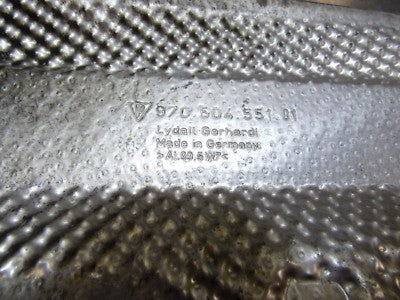 Porsche PANAMERA 970 ORIG Hitzeschutz Hitzeschutzblech Abschirmblech 97050455101