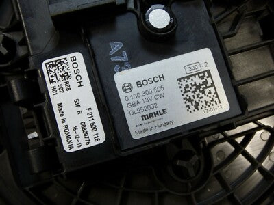 OPEL ASTRA K 2018 HEATER BLOWER MOTOR FAN 0130309505