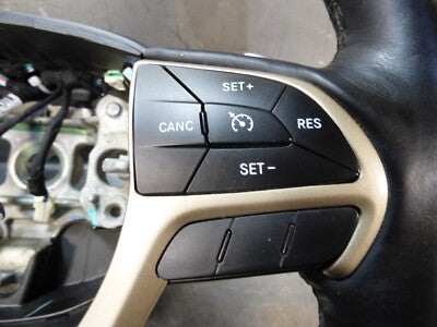 Jeep Grand Cherokee IV WK2 Multifunktion Lederlenkrad Lenkrad beheizt schwarz .