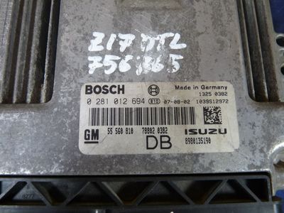 Opel Astra H 1.7 CDTI ORIGINAL gebraucht -  Z17DTH ORIGINAL gebraucht - Motorsteuergerät 55560810 / 0281012694