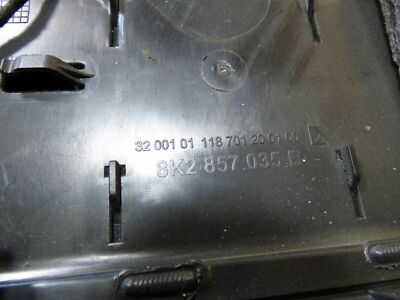 AUDI A5 8T A4 B8 2008-2012 BLACK GLOVE BOX 8K2857035B
