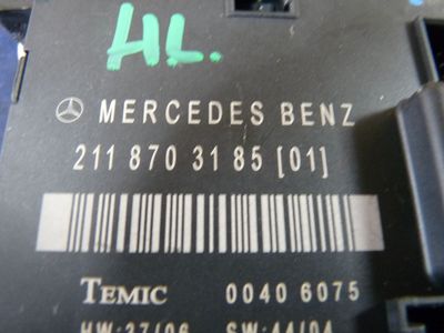 Mercedes E280 SE CDI Bj:2009 Türsteuergerät hinten links 2118703185