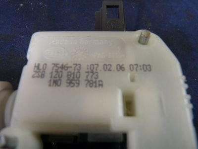 Skoda Octavia II 2.0 TDI Tankklappe 1Z0810773 / 1Z0 810 773 ORIGINAL gebraucht - Stellmotor