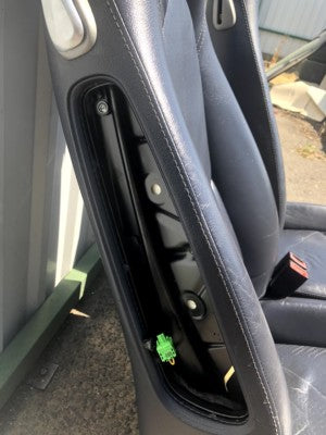 Porsche Boxster Cayman 987 997 Leder Sitze Beifahrersitz Schwarz ORIGINAL gebraucht - Fahrersitz