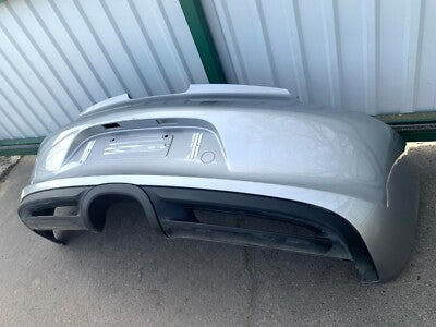 Porsche Boxster 981 Stoßstange mit Diffusor hinten M7Z GT Silber ORIGINAL gebraucht - 98150541100