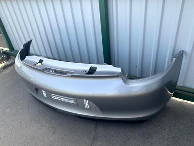 Porsche Boxster 981 Stoßstange mit Diffusor hinten M7Z GT Silber ORIGINAL gebraucht - 98150541100
