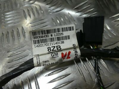 Opel Astra K 2017 Tür Kabelbaum Vorne Links GM RHD ORIGINAL gebraucht - 39068430