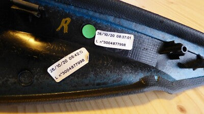 Alfa Romeo Stelvio Q4 2021 Mittelkonsole Rechts Schwarz-Stitched Leder Abdeckung