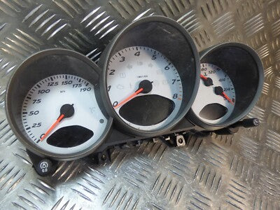 Porsche Boxster S 987 Tachometer Speedometer Instrument cluster MPH ORIGINAL gebraucht - 98764111730