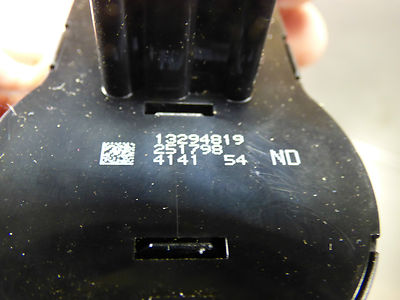 OPEL MERIVA B Lichtschalter mit Nebelscheinwerfer GM ND Bj.2015 ORIGINAL gebraucht - 13294819