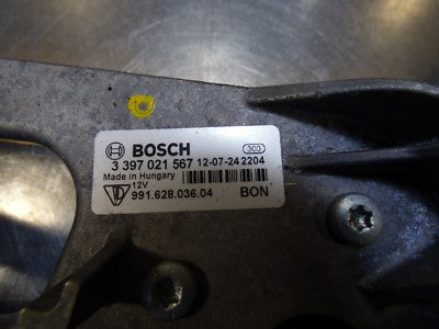 Genuine Porsche 981 Boxster Cayman 911 991 Wiper Motor and Linkage 99162803604