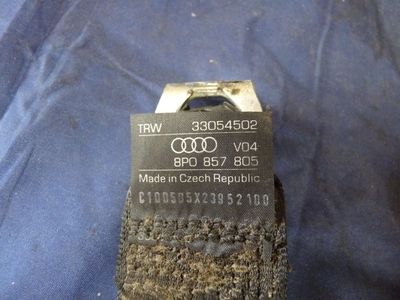 Audi A3 8P 3.2 V6 Sportback Sicherheitsgurt R hinten 8P0857805 / 8P0 857 805