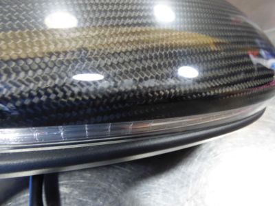 VW Golf 7 VII 5G Außenspiegel  Echt Carbon links 5G1857502HS LED side assist