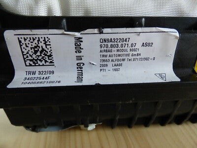 Porsche Panamera 970 Armaturenbrett Schalttafel Leder Schwarz eingebaut AIRBAG *