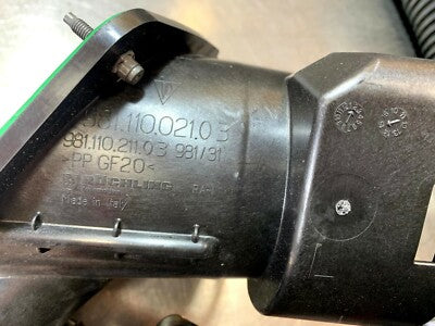 Porsche S GTS 981 Ansaugstutzen Luftfilter Einheit Modul Links ORIGINAL gebraucht - 98111002103