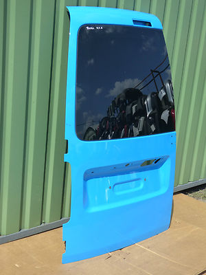 VW CADDY 2K Heckkleppe mit Scheibe  Links  blau  2011