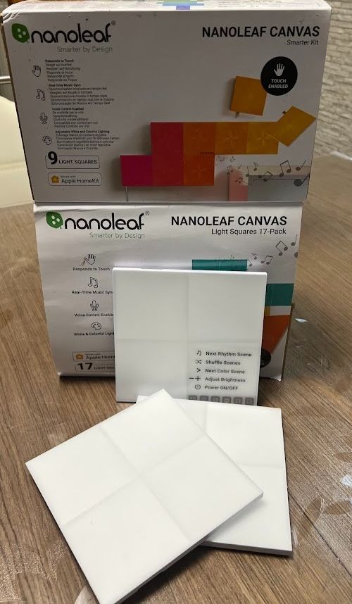 Canvas 29-teiliges Set quadratische LED-Lichtpaneele ORIGINAL gebraucht - Nanoleaf