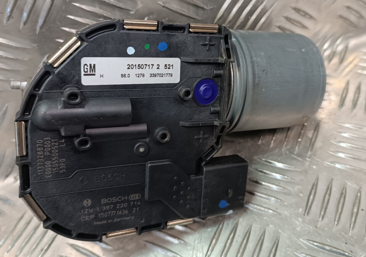 OPEL ASTRA K 1.4 Turbo Wischermotor GM 3397021778 ORIGINAL gebraucht - 20150717