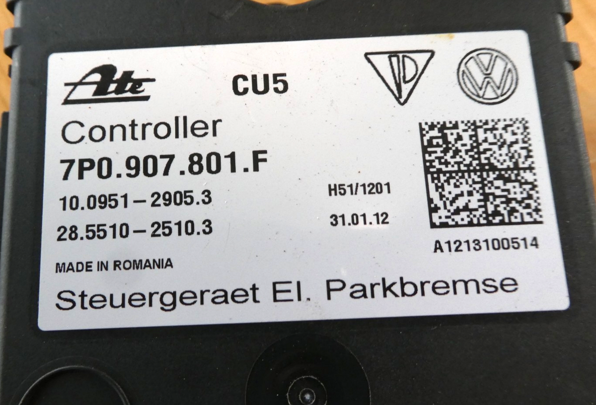 Porsche Cayenne S 92A 4,8 S GTS Parkbremse Steuergerät 7P0907801F