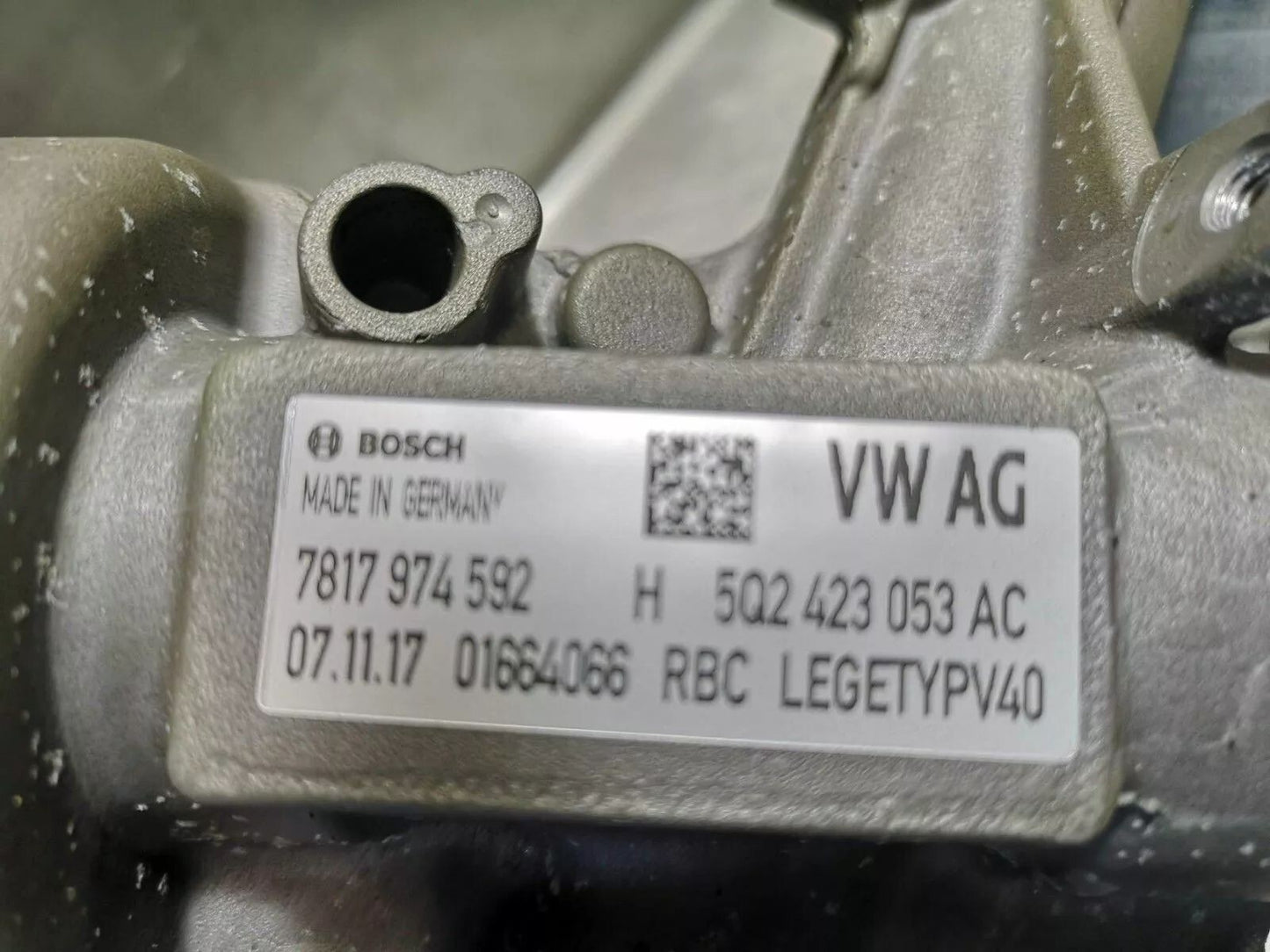 AUDI Q2 1.4 TFSI RHD POWER STEERING RACK 5Q2423053AC + 7802.277.874 ORIGINAL gebraucht - ELECTRIC