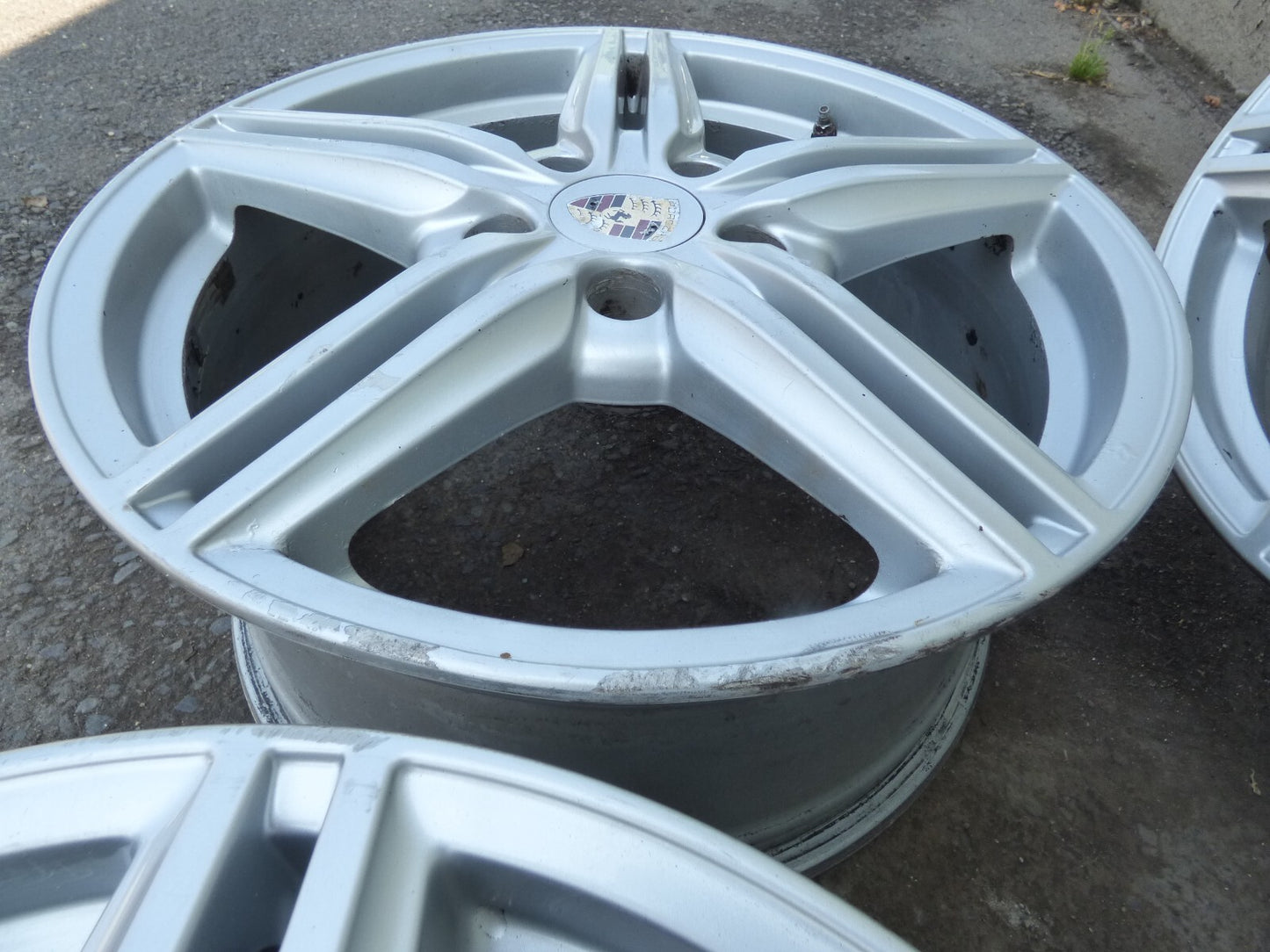 Porsche Cayenne II 92A 2012 Alufelgen Satz Felgen 19" Zoll 7P5601025E gebraucht - Original