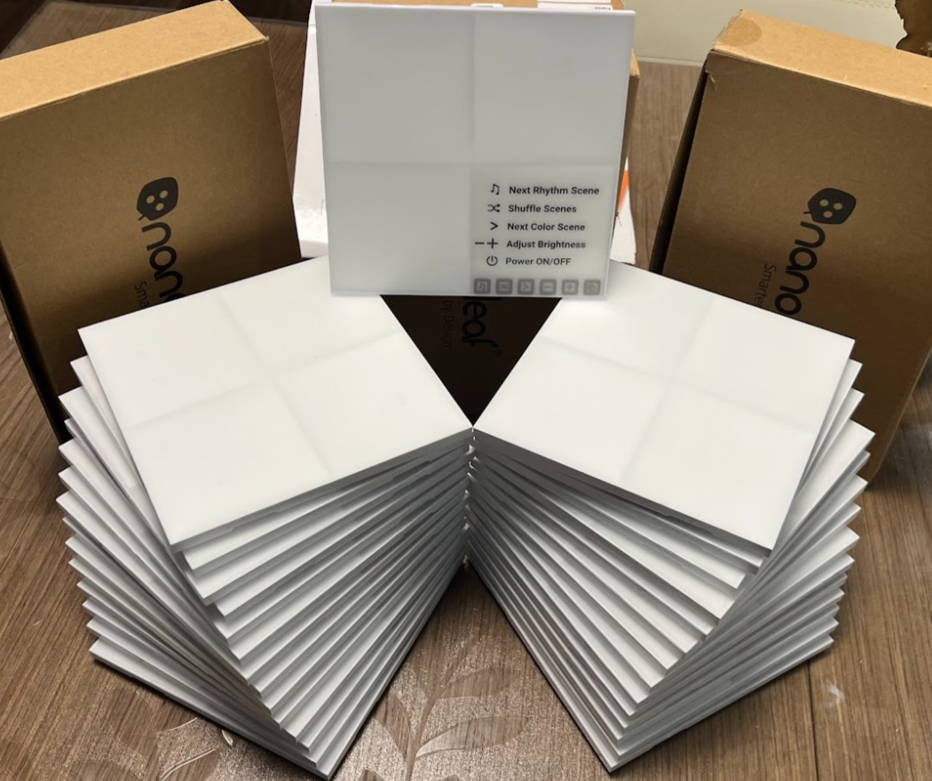 Canvas 29-teiliges Set quadratische LED-Lichtpaneele ORIGINAL gebraucht - Nanoleaf