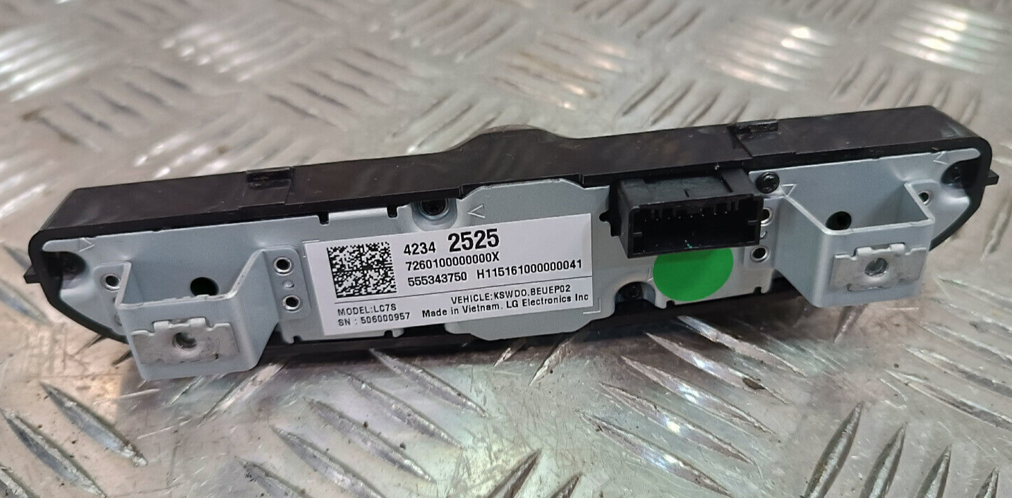 OPEL ASTRA K 1.4 Turbo Radio Schalter Audio Kontrolle GM 506000957 ORIGINAL gebraucht - 42342525