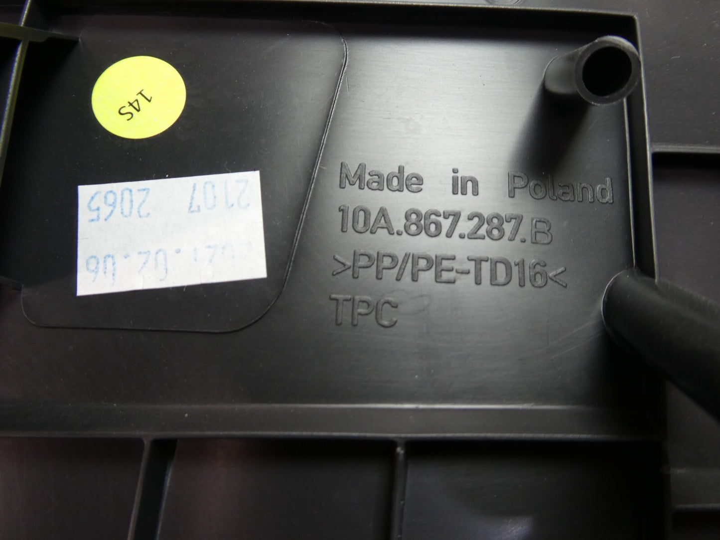 VW ID.3 ID3 Kofferraumabdeckung links 10A867287B 4PK 2021 schwarz ORIGINAL gebraucht - Volkswagen