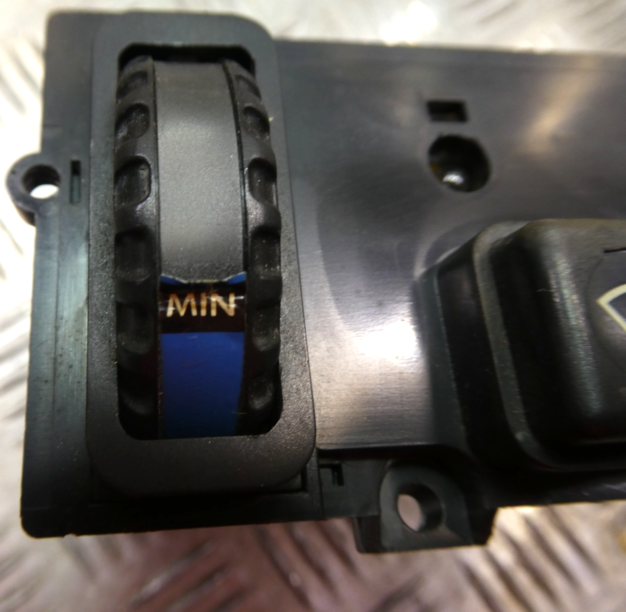 Mercedes-Benz W126 C126 SEC Klimabedienteil Klima schalter OEM ORIGINAL gebraucht - 1268300885