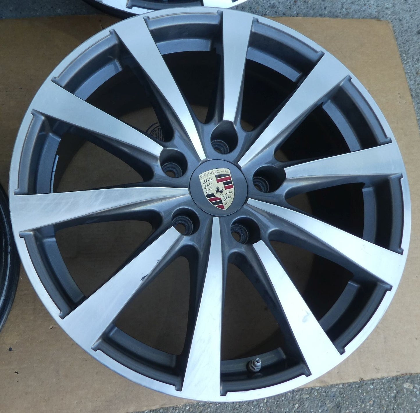 Orig Porsche 970 19 zoll Alufelgen satz SPEEDLINE mit RDK & Nabendeckel ORIGINAL gebraucht - Panamera