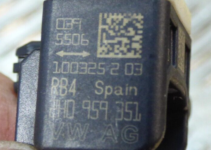 Porsche Cayenne 92A Airbag Sensor Hinten 2H0959351 ORIGINAL gebraucht - Crashsensor