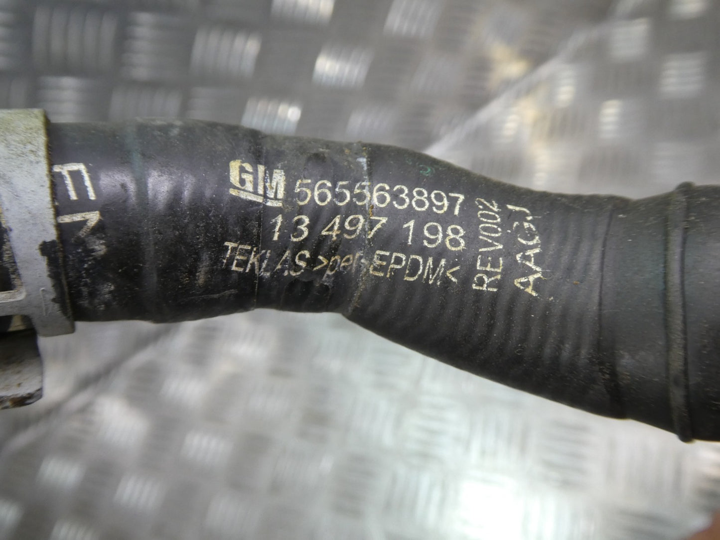 OPEL ASTRA K 1.0 TURBO 12V Orig. Kühlwasserschlauch 13497197 ORIGINAL gebraucht - 13497198