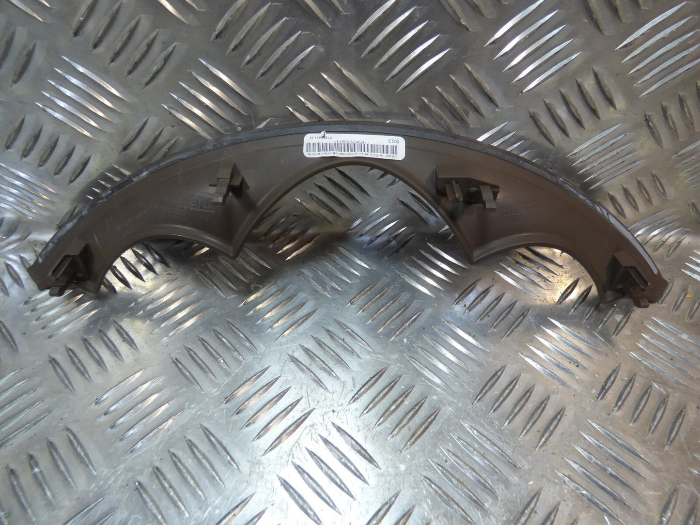 Porsche Cayenne 92A Tachoblende oben 7P5857059 DE1 UMBRA ORIGINAL gebraucht - Instrumentenblende