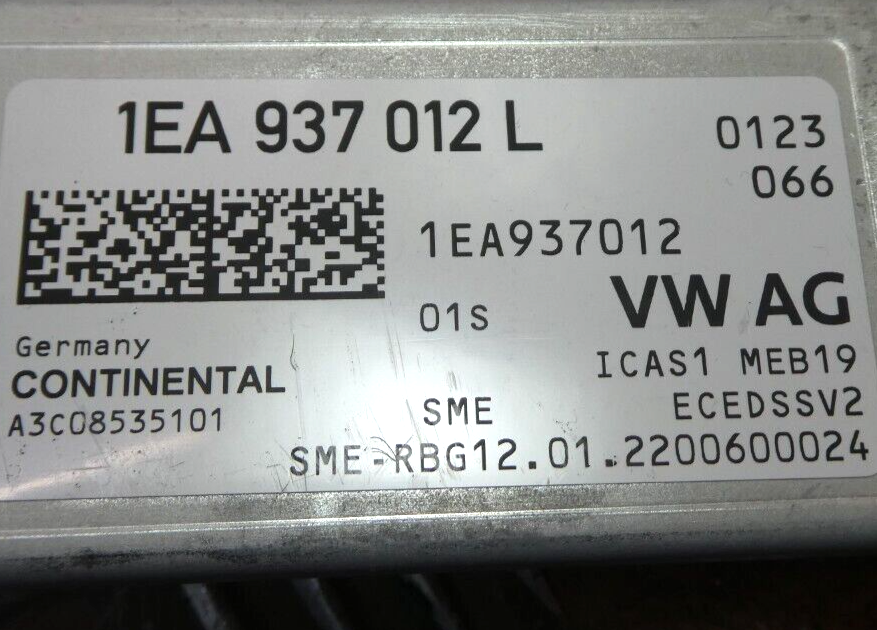 VW ID.3 Gateway Modul Steuergerät Zentralsteuergerät 1EA937012L 2021 ORIGINAL gebraucht - Volkswagen