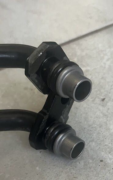 Porsche Cayenne II 92A Ölleitung Getriebekühler Rohrs ORIGINAL gebraucht - 7P5317801A